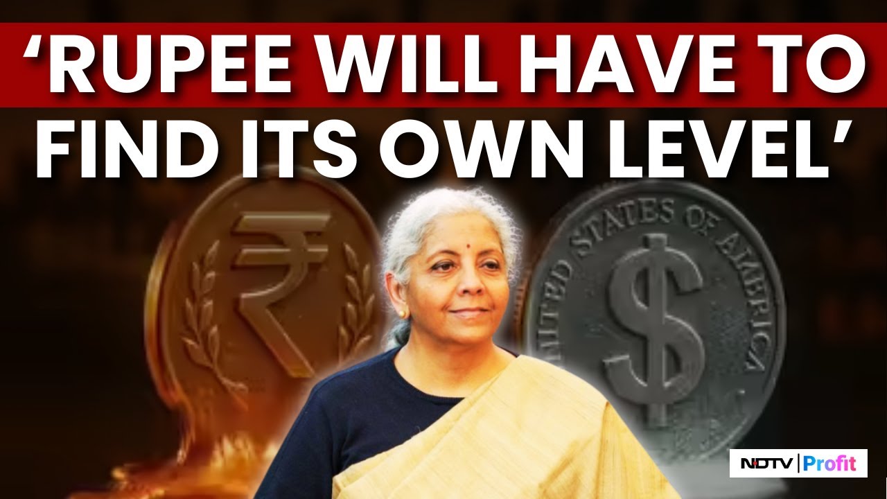 'We Are In A Different Reality Now': FM Sitharaman On Rupee Depreciation | NDTV Profit