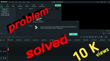 Cannot open project/Wondershare Filmora 9/project/VE project9 update.wfp
