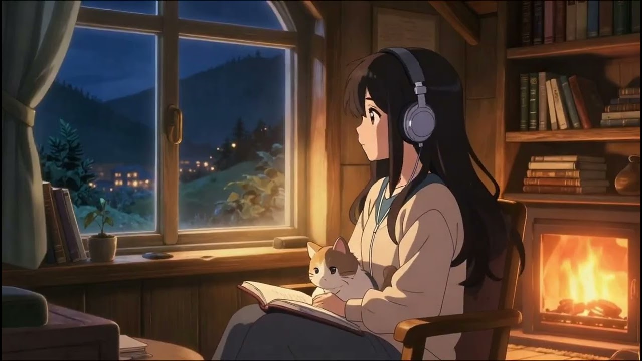 🌧️ Cozy Rain Lo-fi Jazzhop Mix | 3 Hours of Warm Bass & Chill Beats #lofi #rainyvibe #studymusic