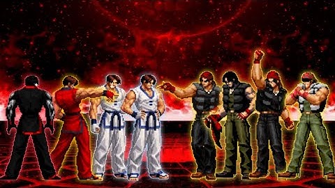 [KOF Mugen] Kim Team VS. Ralf Team
