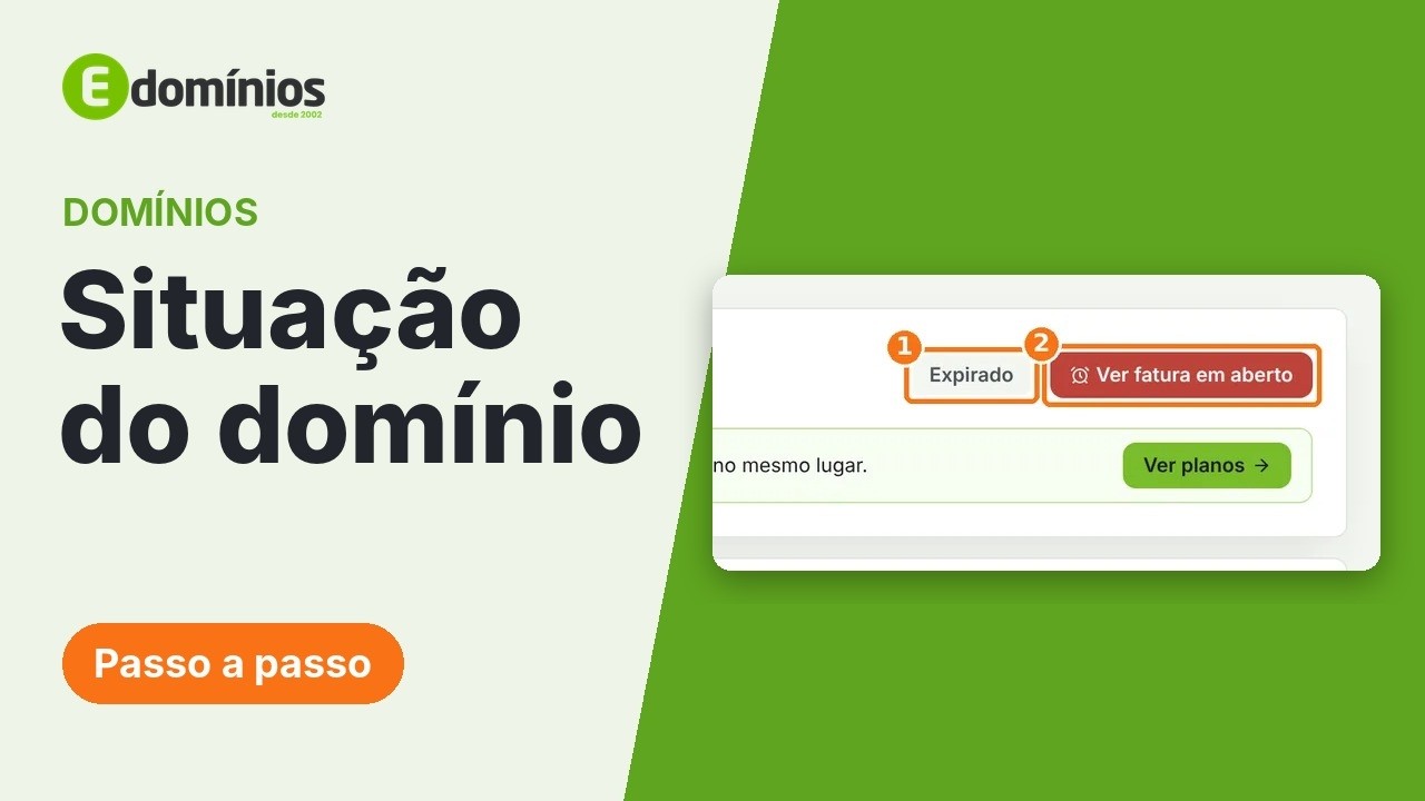 Vídeo: Entender a situação do domínio