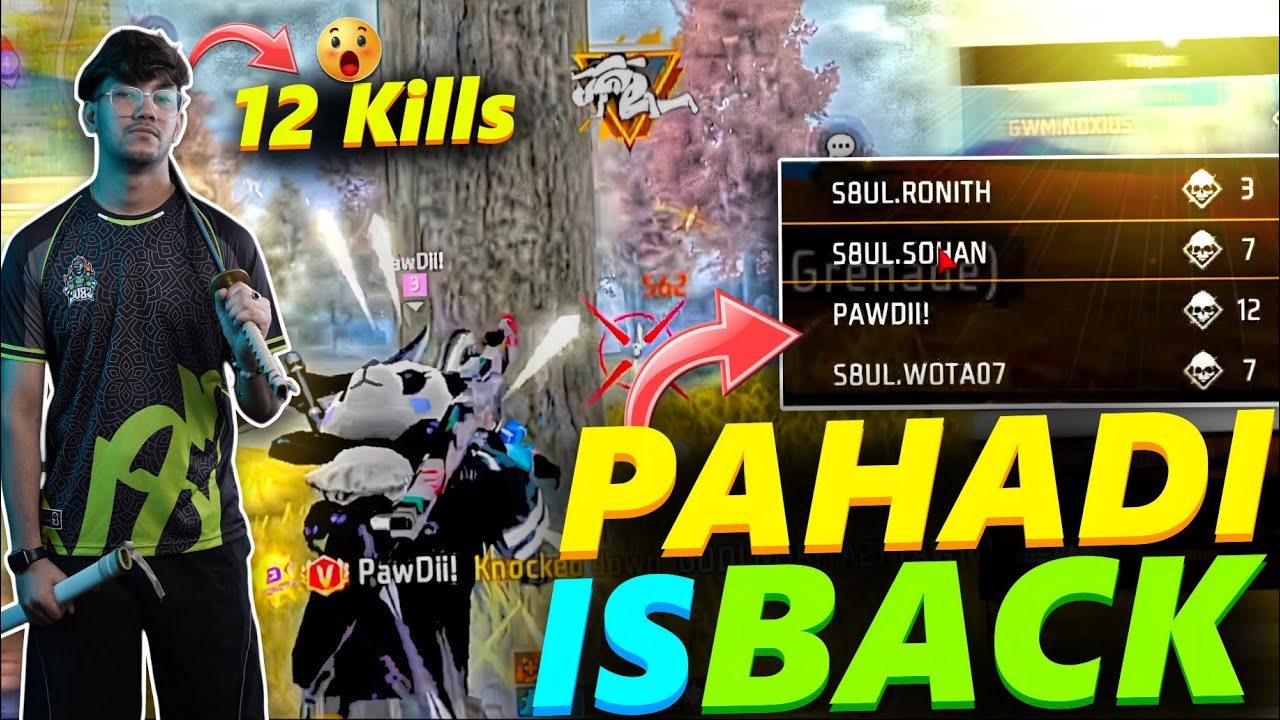 PAHADI SOLO 12 KILLS 🤫 | S8ulElite 41 POINTER IN SINGLE GAME | S8ulElite Match Highlights 