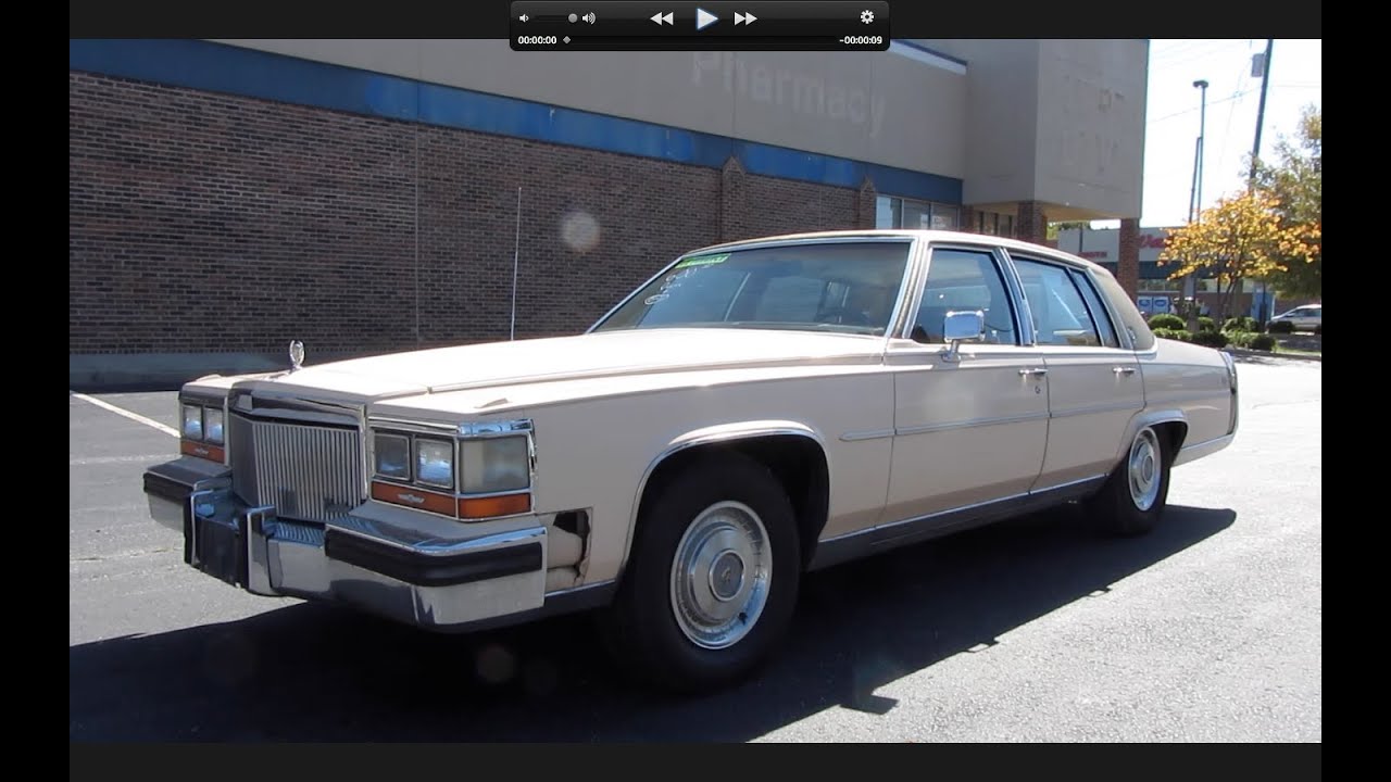 1988 Cadillac Brougham Start Up Exhaust And In Depth Tour