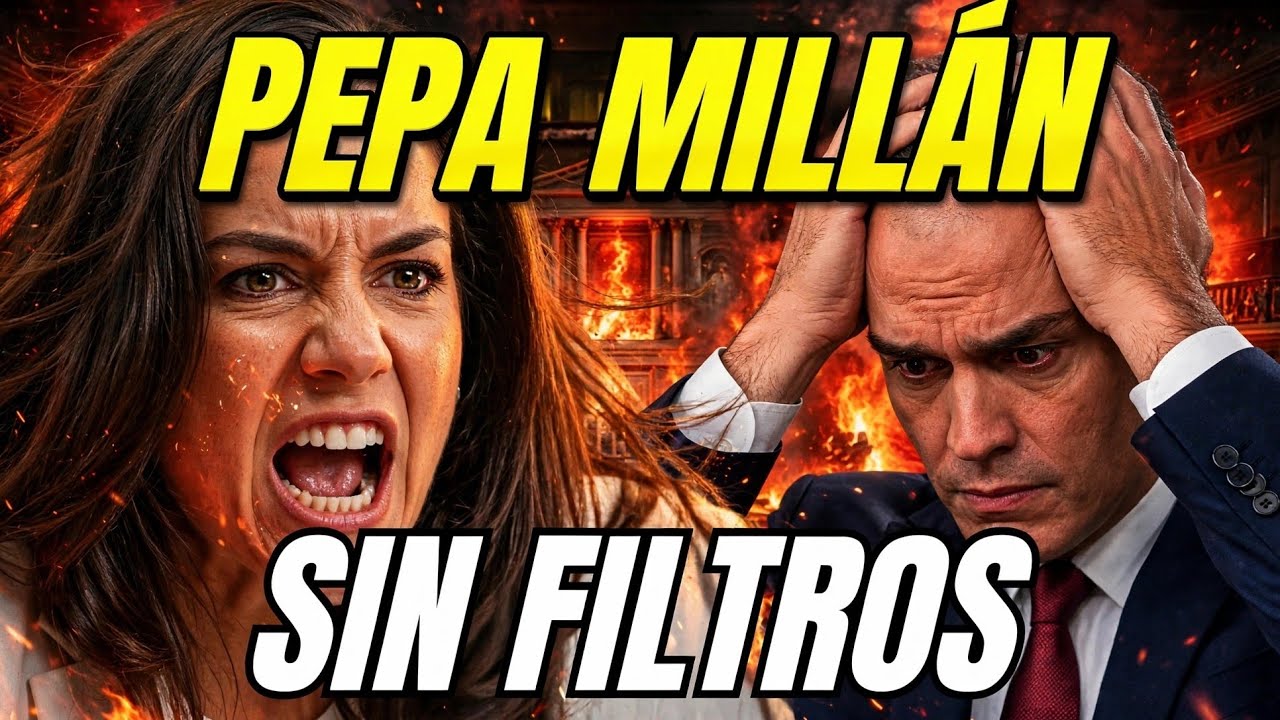 Pepa Millán SIN FILTROS Destroza a PEDRO SÁNCHEZ por CORRUPCIÓN Y LA DANA DE VALENCIA