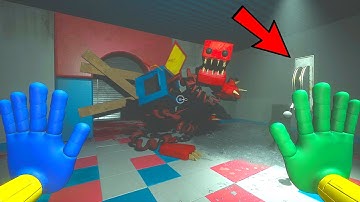 What if you destroy BoxyBoo 1006 arm creature with the grinder? - Poppy Playtime: Chapter 2