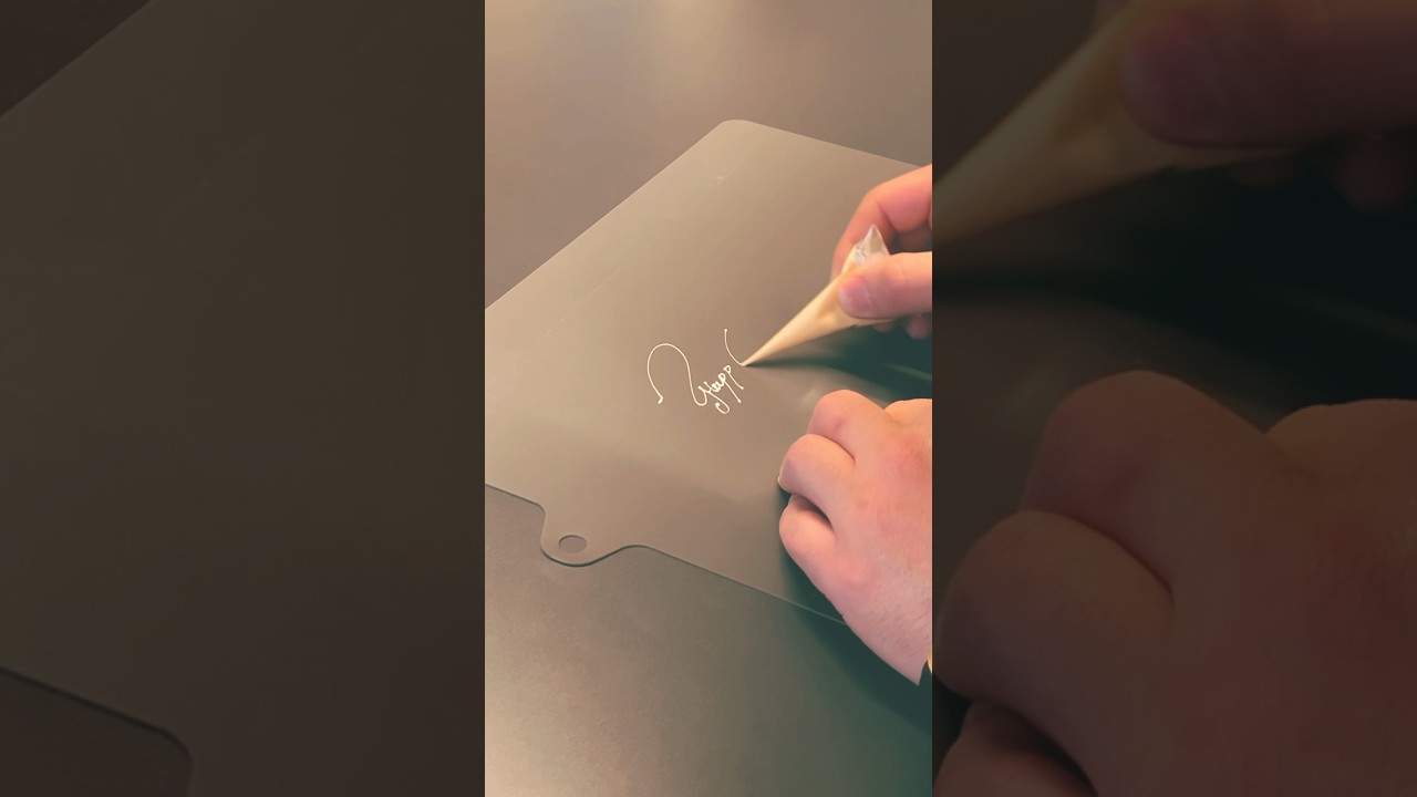 マ○ネーズ? #shorts #チョコペン #パイピング #マヨネーズ