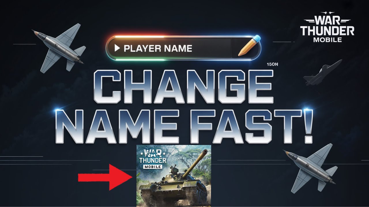 Как изменить имя в War Thunder Mobile (2025) | Краткое руководство по имени пользователя