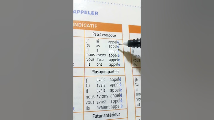 Appeler au passé composé #conjugaison#french#languefrancaise  #français#lefrancais#languefrancaise