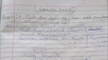 arithmetic progression Ex 5.3q14 // exercise 5.3 class 10 //chapter-5 Ex 5.3q14 class10 // Ex-5.3q14