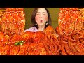 [Mukbang ASMR] 역대급 식감😍불닭 낙지구이🐙불닭 팽이버섯🔥 HOT Spicy Small octopus&Enoki Mushrooms Eatingshow Ssoyoung