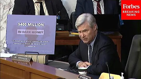 Whitehouse Lashes Out At GOP For Claiming Ketanji Brown Jackson Was Picked By Dark Money Groups