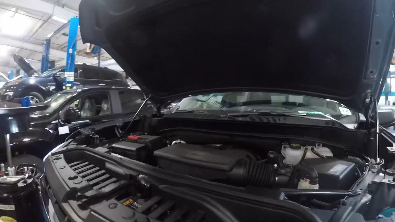 2021 Chevy Silverado Oil Change - YouTube