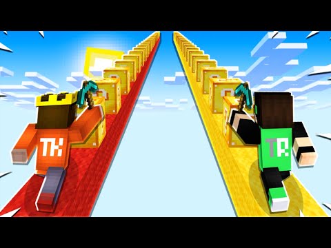 İLLEGAL ŞANS BLOKLARI  Youtuber Şans Blokları Challenge Minecraft Sarp Atilla VS Oyun Portal