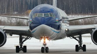 Боинг 767-300 Azerbaijan Airlines в Домодедово, 03.03.21.