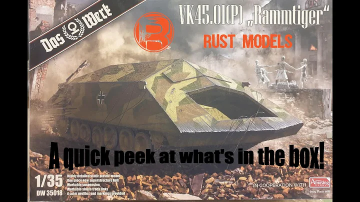 Das Werk - VK45 01p Rammtiger - A quick peek at what's in the box