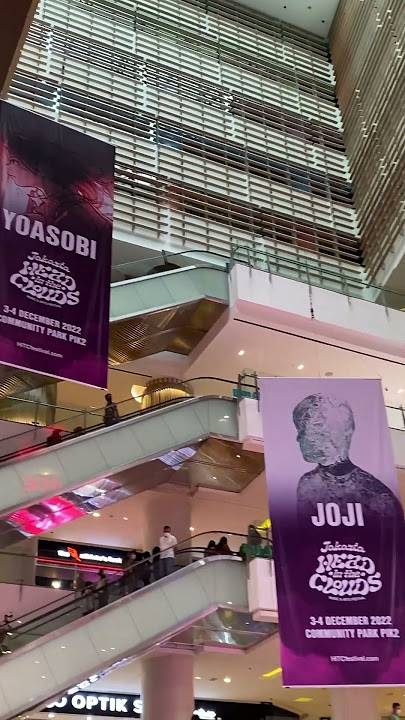 YOASOBI, Gidle and JOJI Banners at HITC JAKARTA!!!
