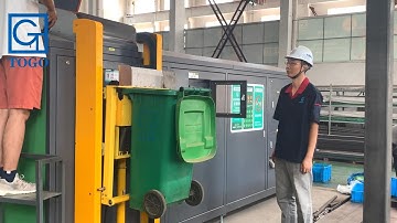 1000KG/Day Organic Waste Compost Machine with in-built Shredder