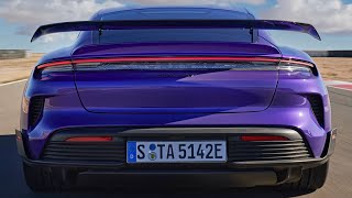 New Porsche Taycan Turbo GT With Weissach package (2025) | Electric SOUND, Acceleration & Design