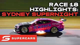 Race 18 Highlights - Beaurepaires Sydney SuperNight | Supercars 2023