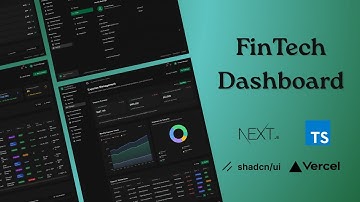 I Built a Complete FinTech Dashboard in 2025 | Next.js, React, TypeScript | Portfolio Project