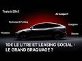 TESLA À 25.000€, 10€ LE LITRE ET LEASING SOCIAL : LE GRAND BRAQUAGE ? 🏁  #automobile  #tesla
