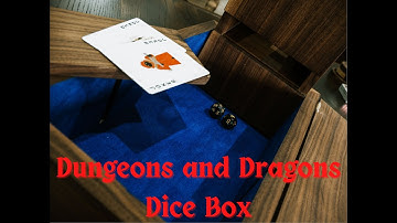 Walnut Dungeon and Dragons Dice Box Build