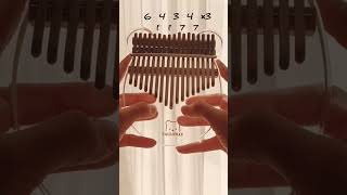 Download Lagu 17-keys kalimba beautiful and easy song💗 6 4 3 4 ×3 1' 1' 7 7 - tabs💞 #kalimbalovermusic MP3