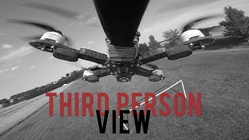 Third person view flight 🔶 FPV Freestyle Drone