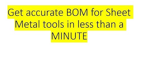 NX Sheet Metal tool design Automation