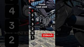 ❗️CBR 650R❗️Topspeed in all gears #honda #bike #cbr #cbr650r #topspeed #gear #speed #fyp #viral