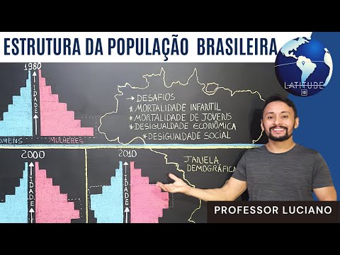 ESTRUTURA DA POPULAÇÃO BRASILEIRA - PIRÂMIDES ETÁRIAS