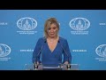 Брифинг М.В.Захаровой, Москва, 6 апреля 2022 года