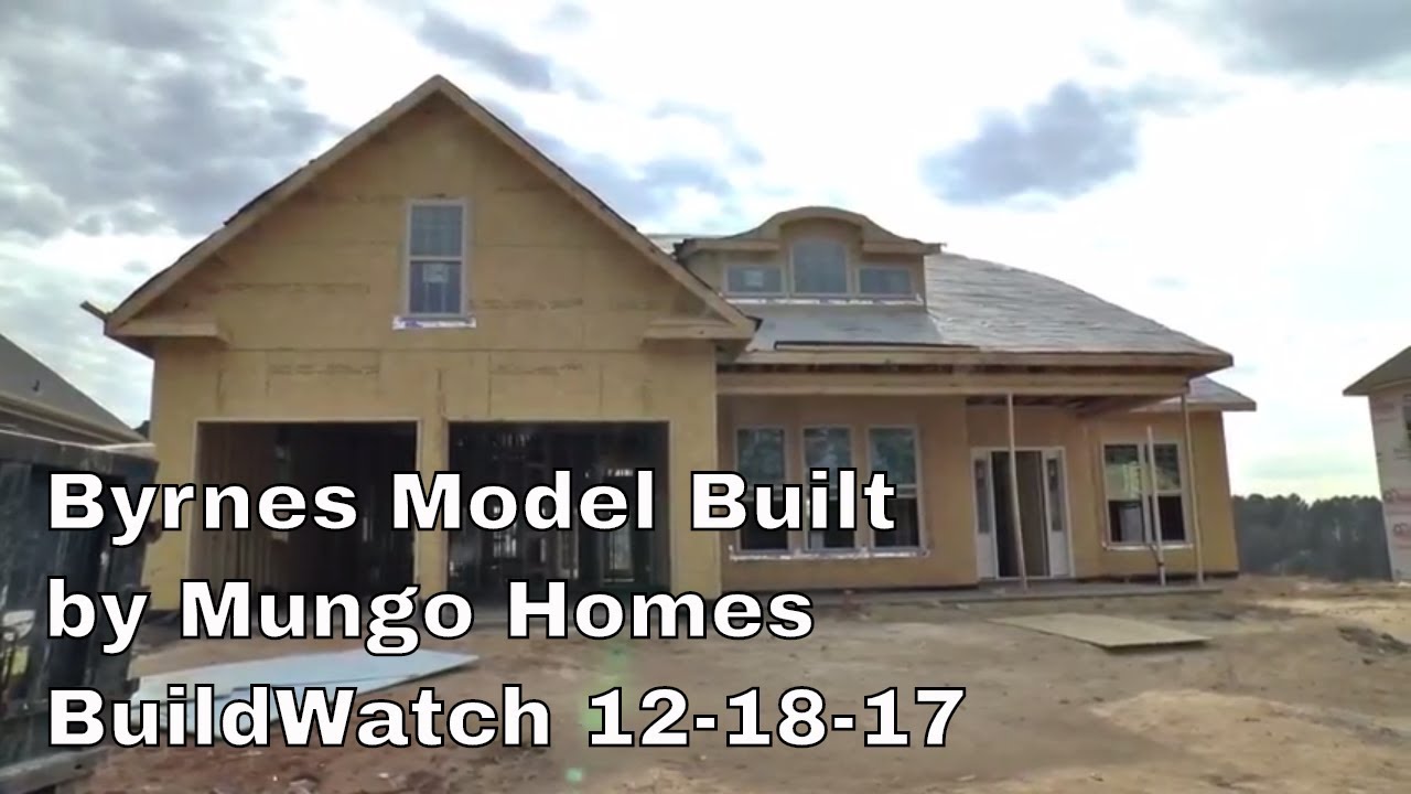 Byrnes Model by Mungo Homes Weston Woods Blythewood SC Build Watch