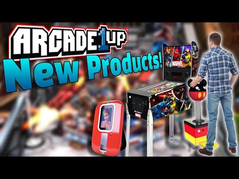 Arcade1Up Marvel Pinball, Giant Joysticks, & Polaroid Photobooths!? from COOLTOY