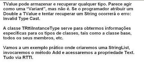 T2Ti Curso Delphi RTTI - 02-RTTIpas