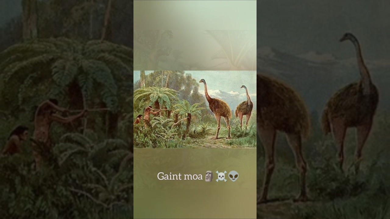 ostrich vs gaint moa the biggest bird 
