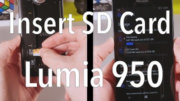 Microsoft Lumia 950 - How To Insert a Micro SD Card
