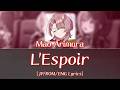 'L'Espoir' - Mao Arimura (有村麻央) [JP/ROM/ENG Lyrics] 【学マス】