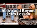 Above and beyond intro  pedal steel guitar lesson