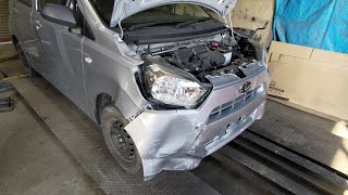 整備士が直してみた　事故修理【鈑金塗装】【プレオプラス】