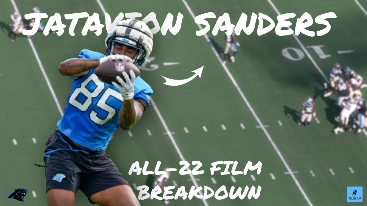 Jatavion Sanders Will be a LETHAL Weapon for the Panthers in 2025.. | JT All-22 Film Breakdown