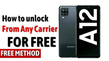 Samsung Galaxy A12 Verizon Network Unlock Code