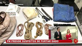 Polícia Militar prendeu homens suspeitos de furtar gado em Andradas Polícia Militar prendeu homens suspeitos de furtar gado em Andradas