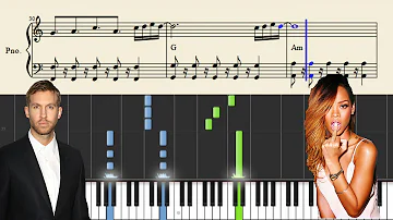 Calvin Harris ft. Rihanna - This Is What You Came For - Piano Tutorial + Sheets