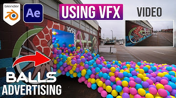 How To Create CGI & VFX 10,000 Bouncy Balls VFX In Blender | Blender VFX Tutorial