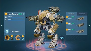 BEST CRISIS KILLER? MACE ON THE RAVANA! UNDERRATED BUILD! (War Robots)