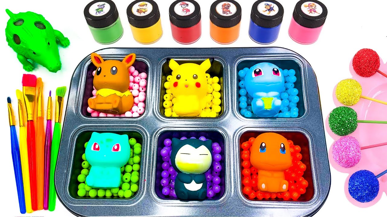 Satisfying Video l How to make Mixing Slime Foot into Bathtub & Rainbow ...
