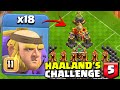 3 star thrower throwdown haalands challenge 5 in clash of clans