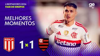 ESTUDIANTES 1 X 1 FLAMENGO | MELHORES MOMENTOS | CONMEBOL LIBERTADORES 2026 | ge tv