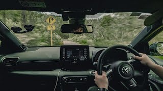 POV Hill pass in a GR Yaris with the new Lamspeed exhaust